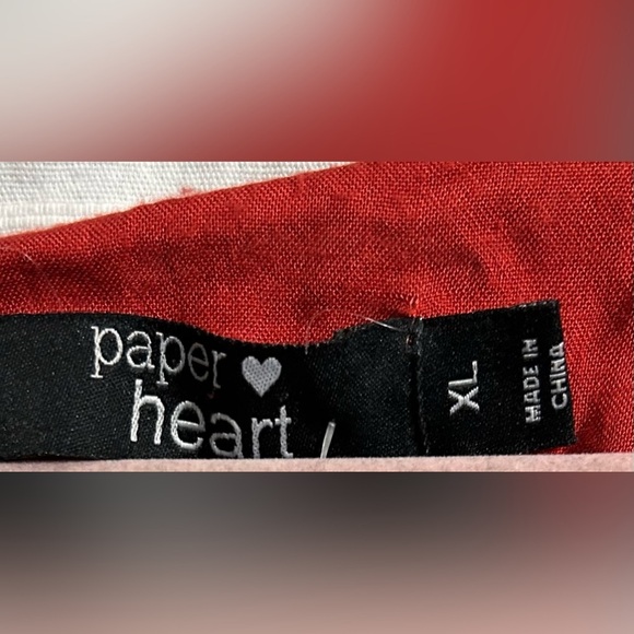 NWT Paper Heart Open Tie Front Floral Print Women's Rayon Bohemian Dress Size XL - Picture 6 of 8